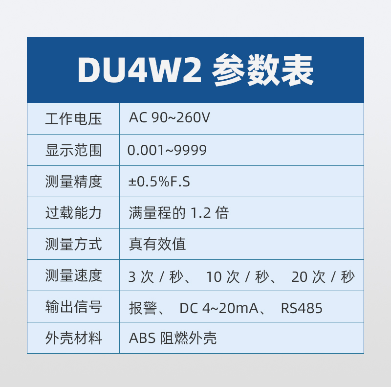 11-DU4W2-參數模塊